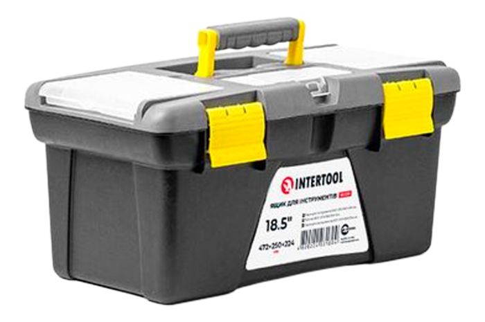 Ящик для інструменту Intertool 18.5" x 472 x 250 x 224мм (BX-0318)