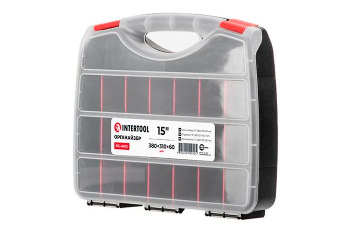 Органайзер Intertool 15" 380 х 310 х 60 мм (BX-4002)