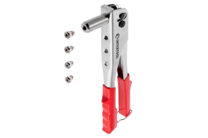 Заклепочник Intertool 250 мм посилений (RT-0004)