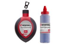 Набір 2-в-1 Intertool шнур відбивний крейда трасування (MT-2506)