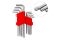 Набір Torx ключів Intertool 9 шт. Подовжені (HT-0608)