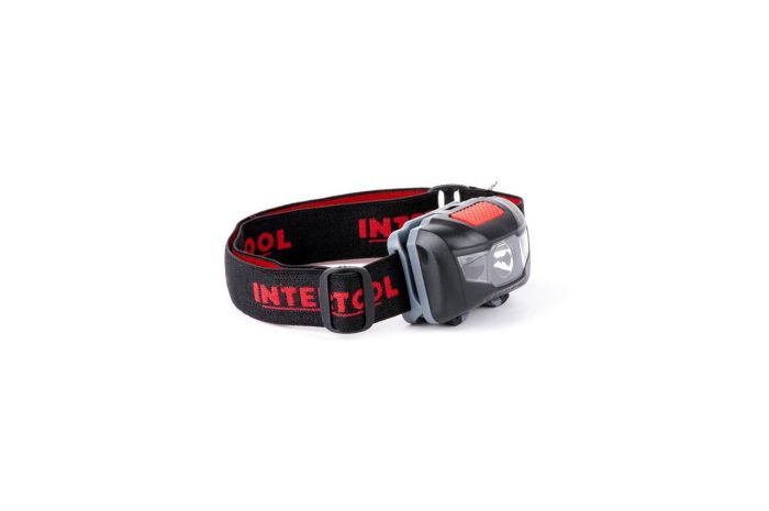 Ліхтар налобний Intertool 1 LED + 2 LED х 1 Вт (LB-0302)