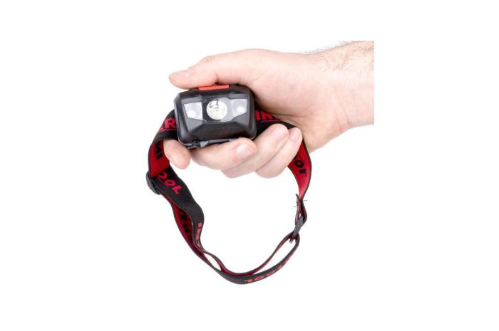 Ліхтар налобний Intertool 1 LED + 2 LED х 1 Вт (LB-0302)