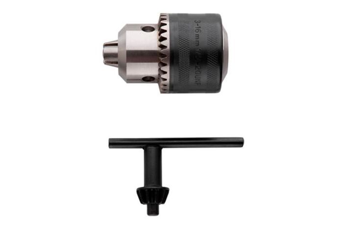 Патрон для дрели с ключом Intertool 1/2" х 20 3-16 мм (ST-1620)