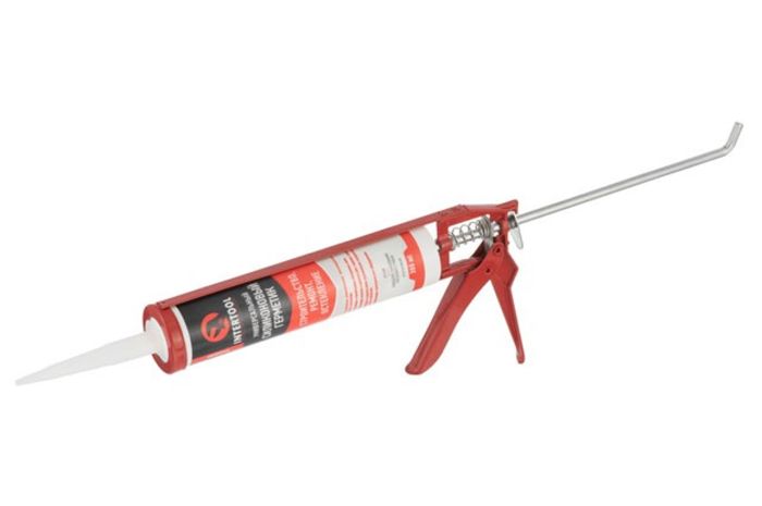 Пістолет для силікону Intertool структурний 225 мм (HT-0022)