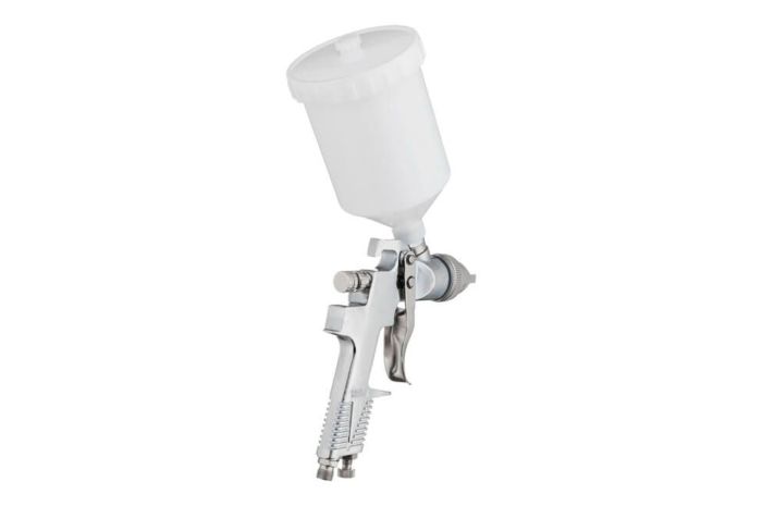 Пневмопістолет лакофарбовий HVLP Intertool верхній бак 600 мл x 1.3 мм (PT-0106)