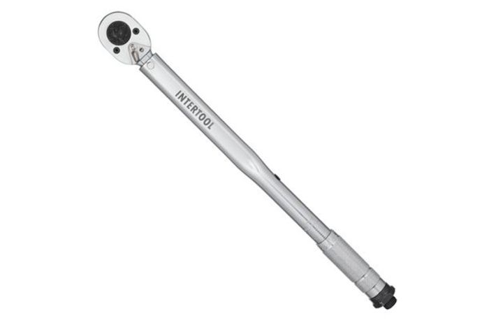Ключ динамометрический Intertool 1/2" x 28-210 Н/м с переходником 3/8" (XT-9007)