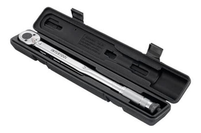 Ключ динамометрический Intertool 1/2" x 28-210 Н/м с переходником 3/8" (XT-9007)