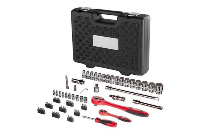 Набір інструменту Intertool 1/4"  1/2" 72 од. ET-6072 (ET-6072)