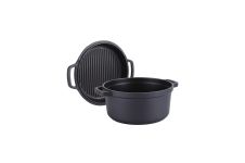 Каструля антипригарна Maestro 200 мм x 2.55 л з кришкою-сковорідкою (MR-4120)