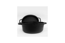 Каструля антипригарна Maestro 260 мм x 3.3 л з кришкою-сковорідкою (MR-4126)