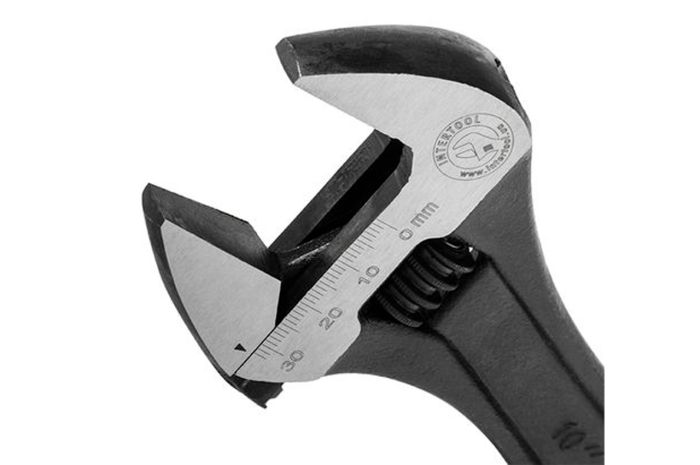 Ключ розвідний Intertool 250 мм (0-29 мм) фосфатовані (XT-0060)