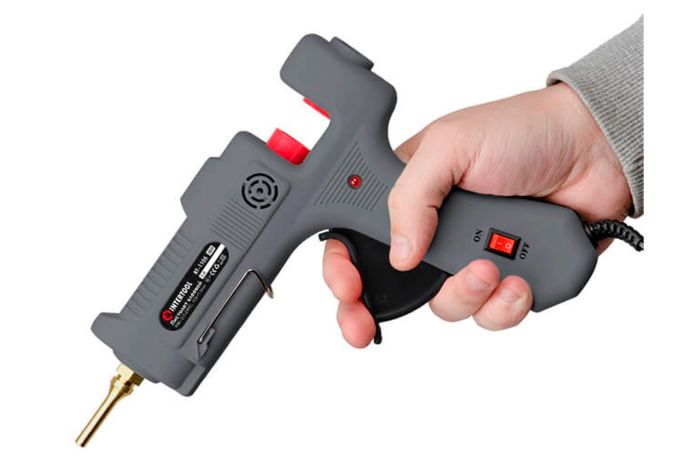 Пістолет клейовий Intertool 11.2 мм x 90 Вт (RT-1105)