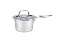 Сотейник нержавіючий Maestro 160 мм x 1.25 л з кришкою (MR-3505-16S)