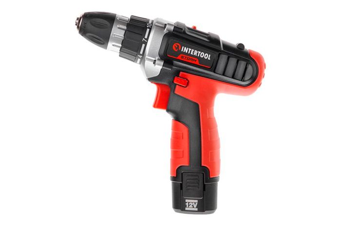 Шуруповерт акумуляторний Intertool 12 В SemiPro (WT-0321)