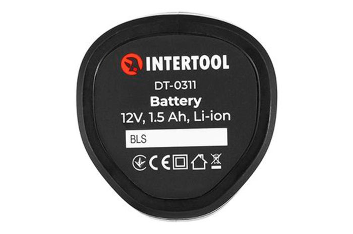 Акумулятор для шуруповерта Intertool 12 В Li-ion до DT-0310 (DT-0311)