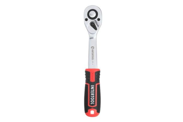 Рукоятка із храповим механізмом Intertool 1/2" x 72T Storm (ET-8003)