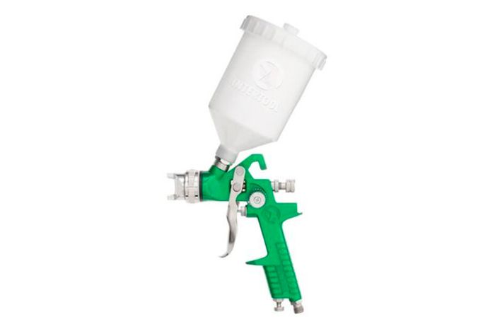 Краскопульт пневматический HVLP Intertool ⌀1.7мм x 600мл ВБ (PT-0119)