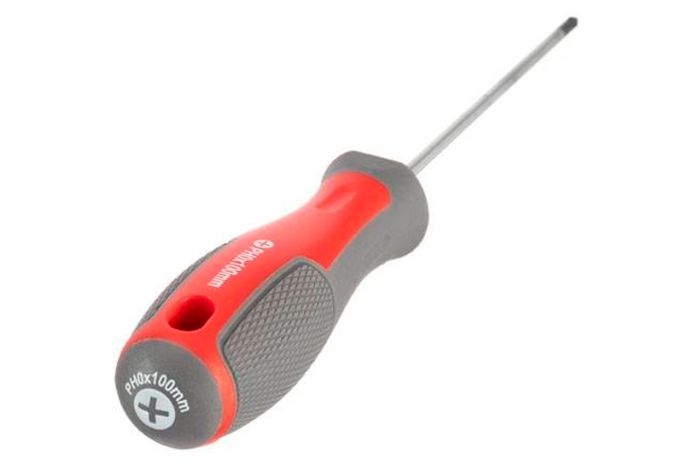 Викрутка Intertool PH0 x 100 мм Pro (VT-3314)