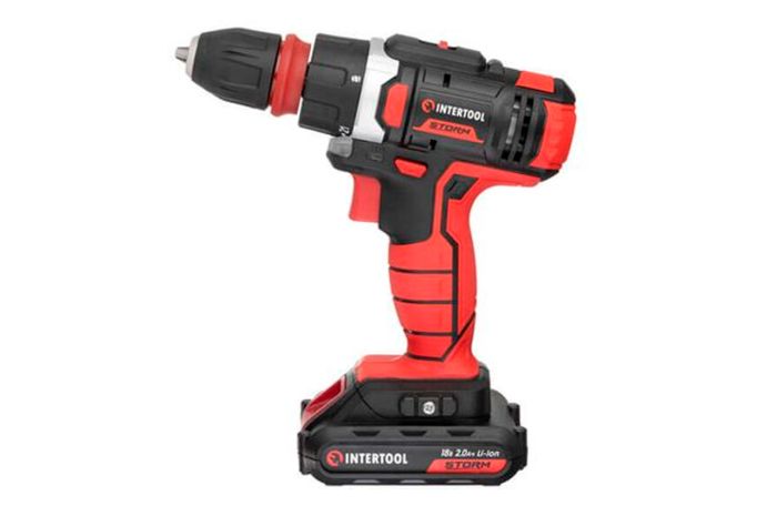 Шуруповерт акумуляторний Intertool 18 В Storm (WT-0317)