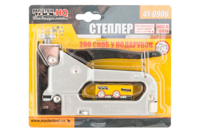 Степлер пружинний Mastertool скоба 11.3 x 0.7 x 4-14 мм (41-0906)