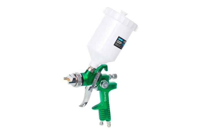 Краскопульт пневматический HVLP Apro 600 мл x 1.3 мм ВБ пластик (850032)