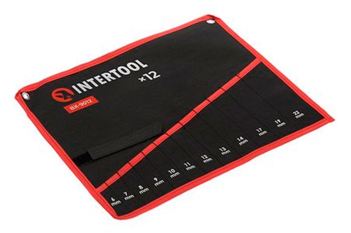 Чохол для гайкових ключів Intertool 450 x 360 мм x 12 кишень (BX-9012)