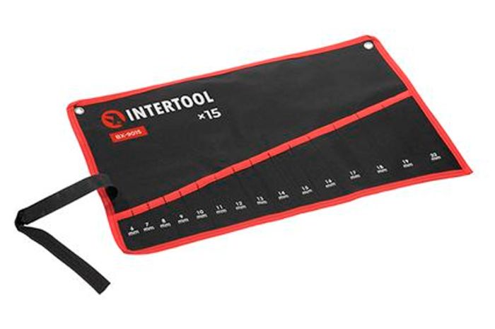 Чехол для гаечных ключей Intertool 570 x 360 мм x 15 карманов (BX-9015)