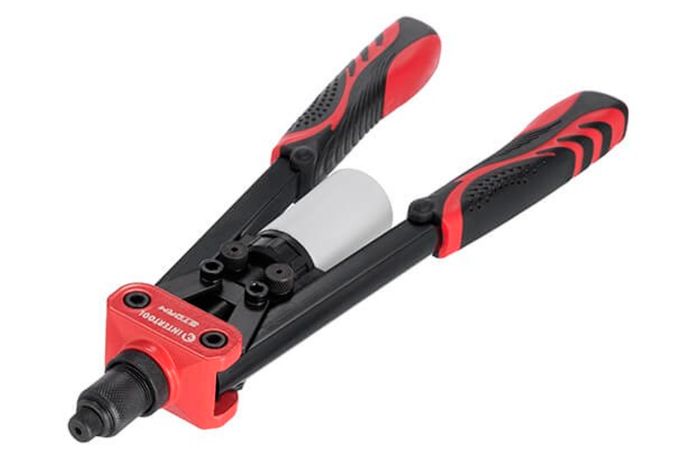 Пістолет для заклепок Intertool-Storm 330 x ø3.2 x 4 x 4.8 мм дворучний (RT-0017)