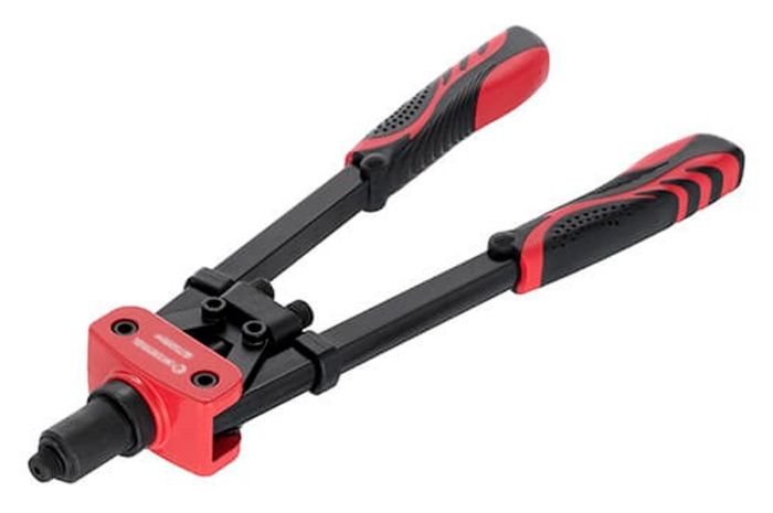 Пистолет для заклепок Intertool-Storm 360 x ø2.4 x 3.2 x 4 x 4.8 x 6.4 мм двуручный (RT-0018)