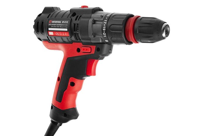 Шуруповерт электрический Intertool-Storm 420Вт x 0.8-10мм DFR (WT-0110)