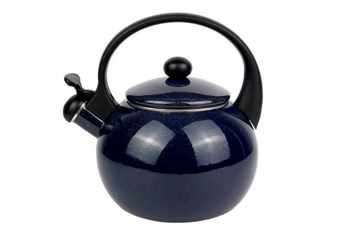 Чайник эмалированный Kamille 2.2л синий (1038B)