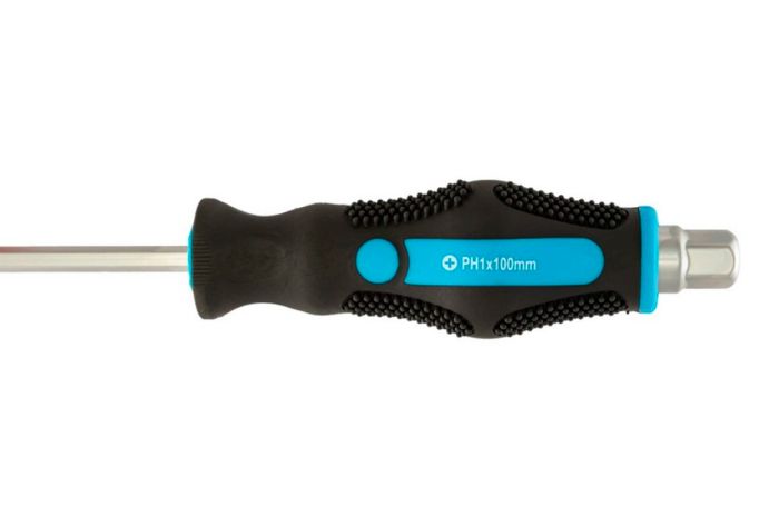 Отвертка ударная Mastertool РН1 x 100мм HEX (49-6110)