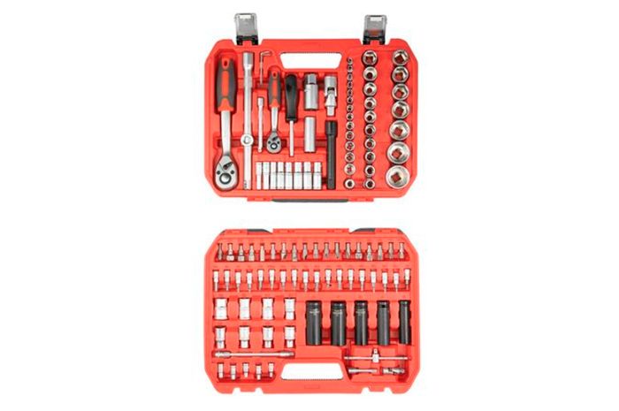 Набір інструменту Intertool 1/4" x 1/2" x 111од RED (ET-9111)