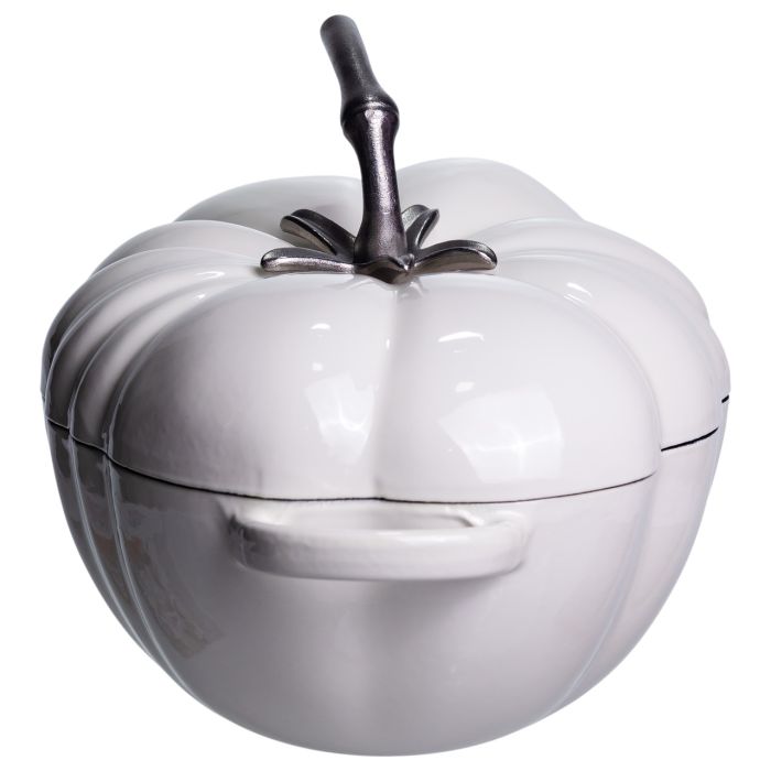 Каструля чавунна емальована Iron Tomato 2,5 л, білий Yiwu HP-FLG-20 BEIGE