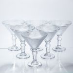Набір келихів для мартіні Martini Glass 6 штук по 215 мл коктейльні HP-17-56