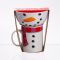 Набір порцелянова чашка з піалою Snowman 350 (мл) чашка на подарунок новорічна для чаю та кави CR-1-49