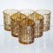 Набір чарок для міцних напоїв Shot glass 6 штук по 75 мл коричневий HP-17-37