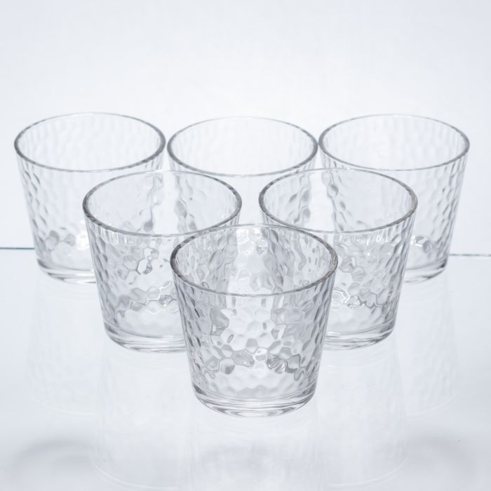 Набір склянок для напоїв Textured Tumbler 6 штук по 140 мл HP-17-17