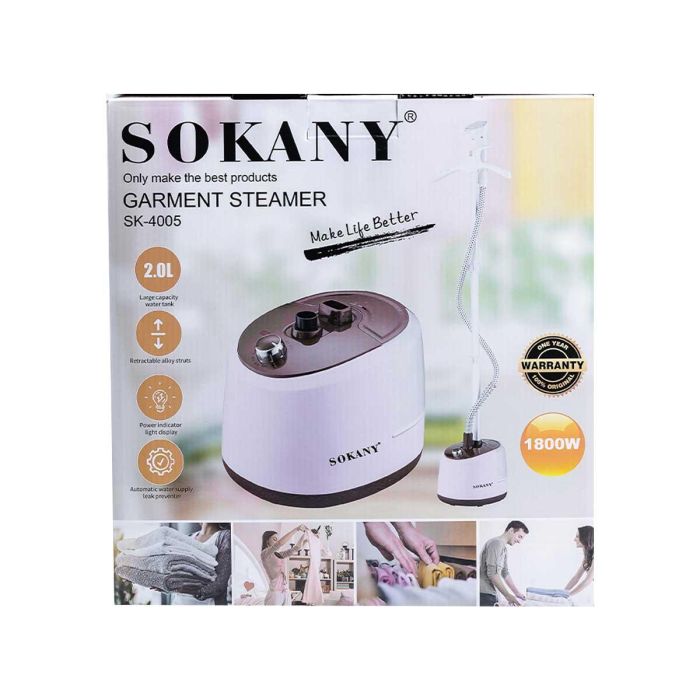 Підлоговий відпарювач для одягу Sokany SK4005BR на 2 л 1800 Вт