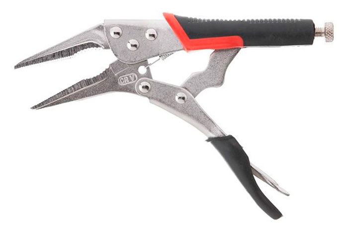 Клещи зажимные Intertool 230 мм универсальные удлиненные (UT-5204)