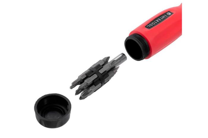 Викрутка Intertool реверсивна 12 од. (VT-1003)