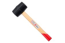 Киянка Intertool 350 г х 55 мм Чорна ручка дерев'яна (HT-0236)