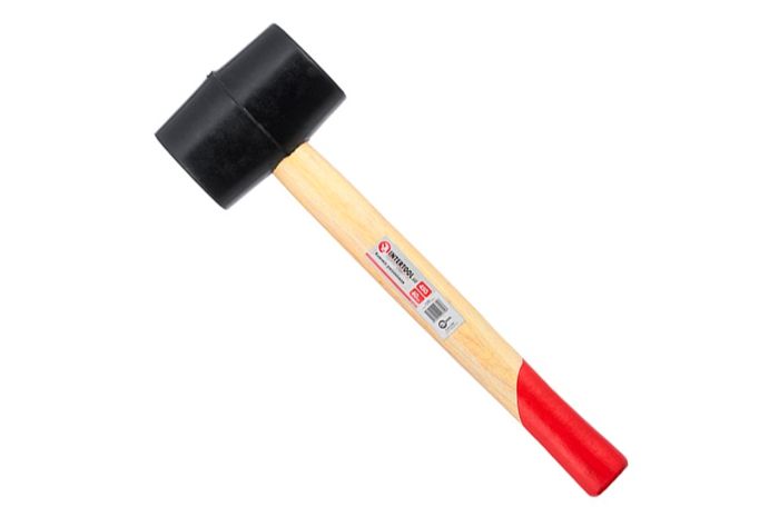 Киянка Intertool 450 г х 65 мм Чорна ручка дерев'яна (HT-0237)