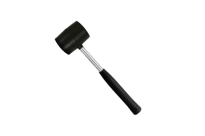 Киянка Intertool 340 г х 55 мм Чорна ручка метал (HT-0229)
