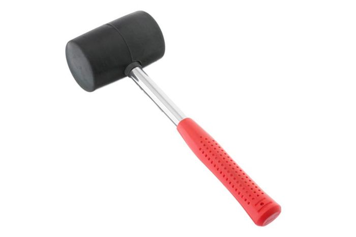 Киянка Intertool 680 г х 80 мм Чорна ручка метал (HT-0232)