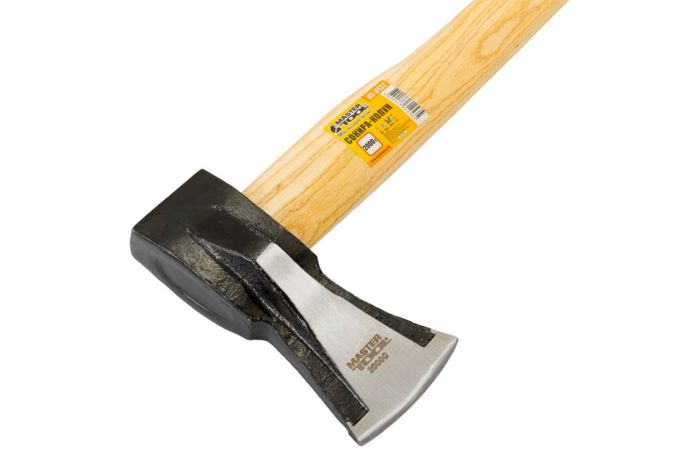 Топор-колун Mastertool 2000 г длинная ручка деревянная (05-0132)