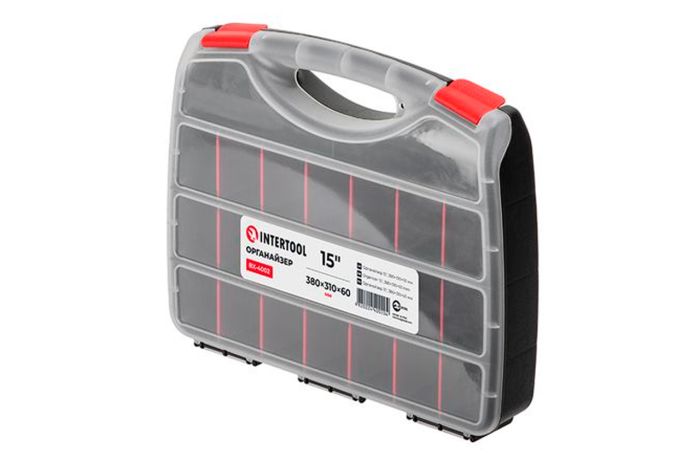 Органайзер Intertool 15" 380 х 310 х 60 мм (BX-4002)