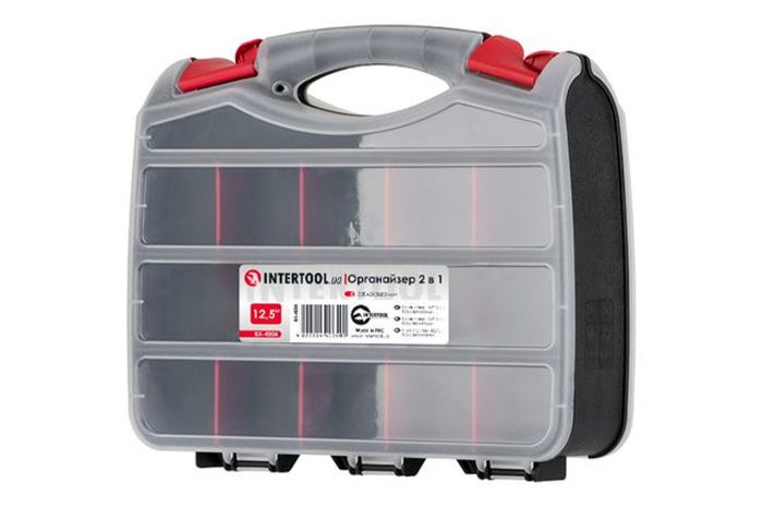Органайзер Intertool 12.5" 2-в-1 320 х 260 х 80 мм (BX-4004)