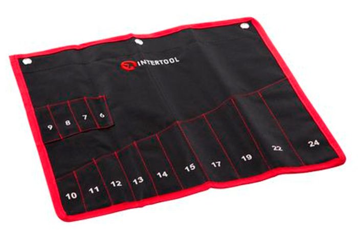 Чехол для гаечных ключей Intertool 14 карманов 430 х 430 мм (BX-9009)